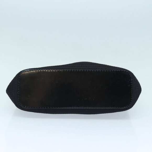 GUCCI Bamboo Hand Bag Canvas 2way Black Gold - Picture 6 of 15